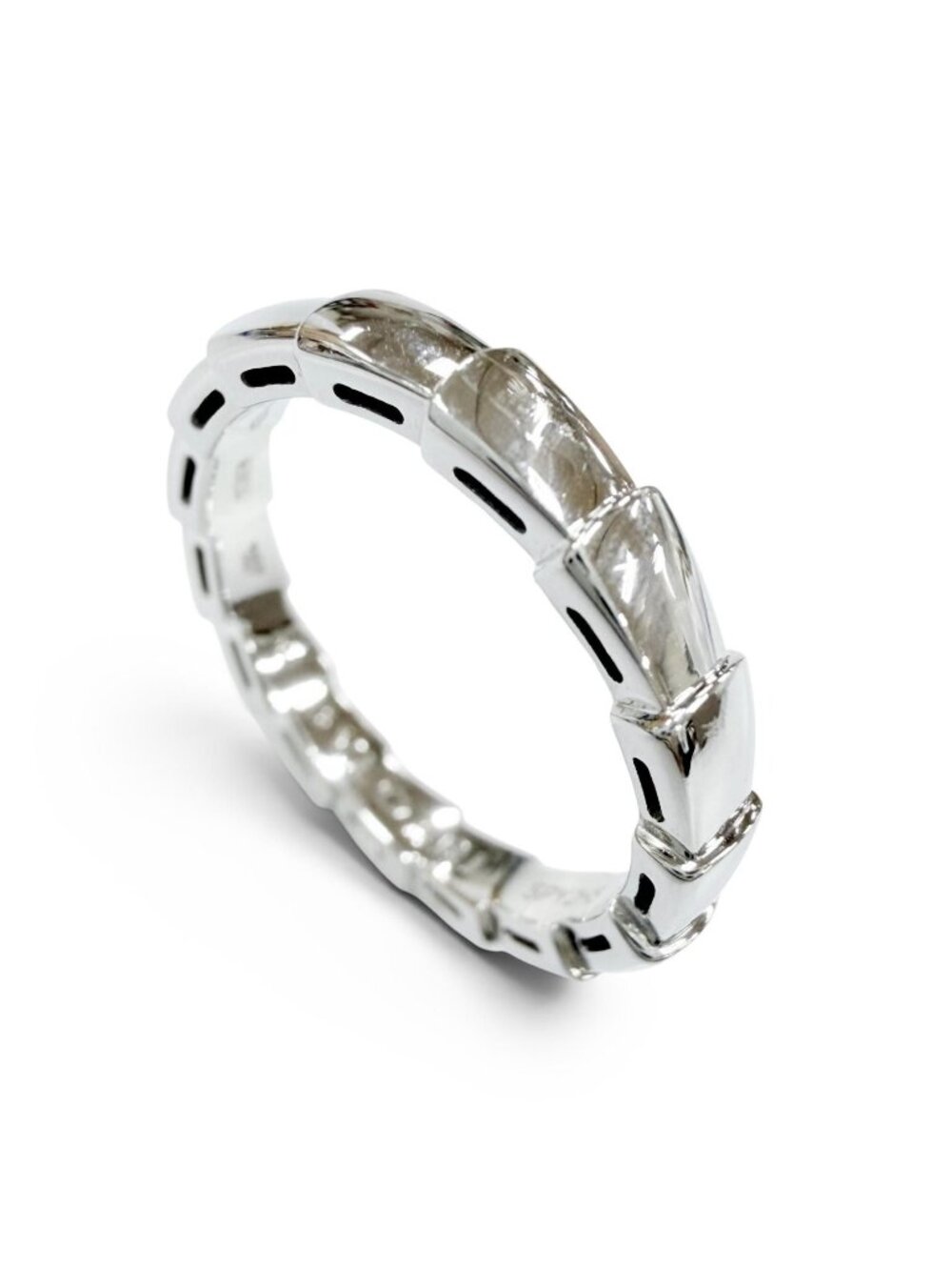 Bvlgari Serpenti Viper Ring White Gold